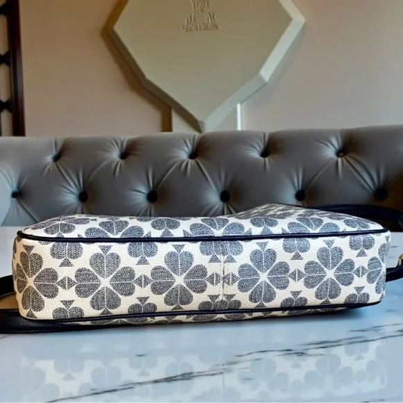 Kate Spade New York Spade Flower Swingpack Crossbody – Black Multi - Picture 4 of 7